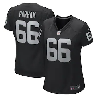 womens nike dylan parham black las vegas raiders game playe